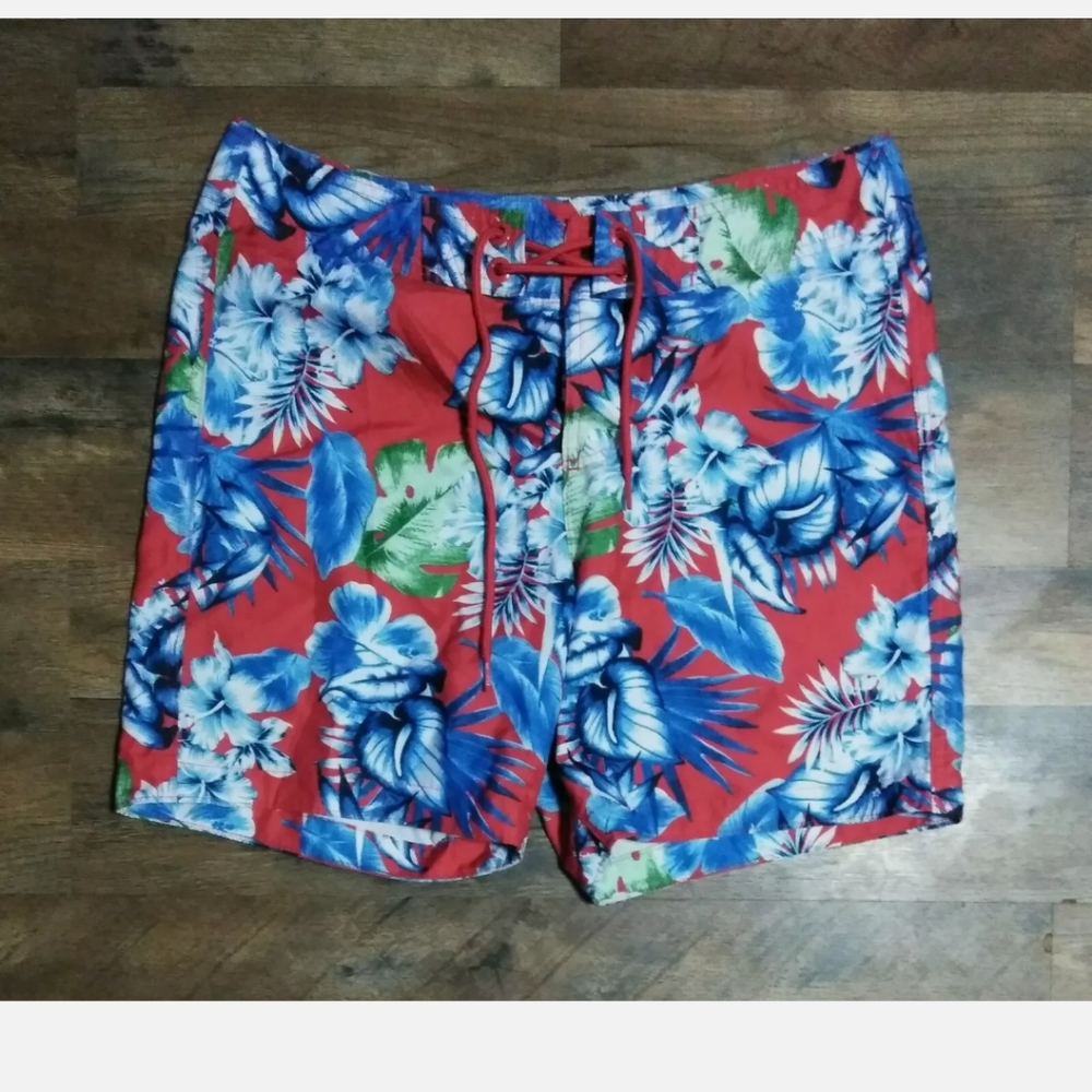 Hollister Tropical Swim Shorts Men's Size: S